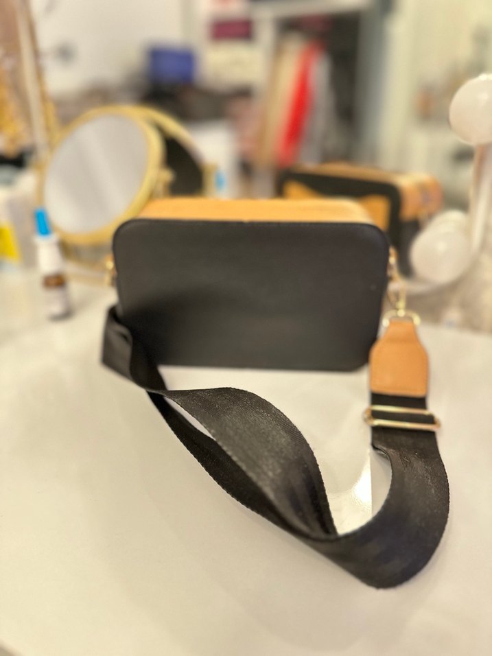 Kahverengi Deri Kadın Çapraz Çanta - Görsel 3