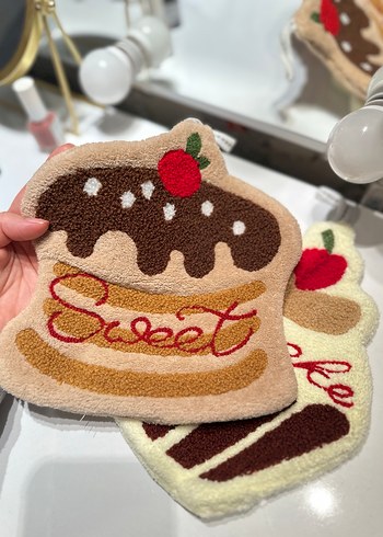 Renkli Nakışlı Kahverengi Fırın Eldiveni - Görsel 2