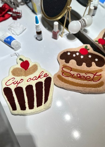 Renkli Nakışlı Kahverengi Fırın Eldiveni - Görsel 6