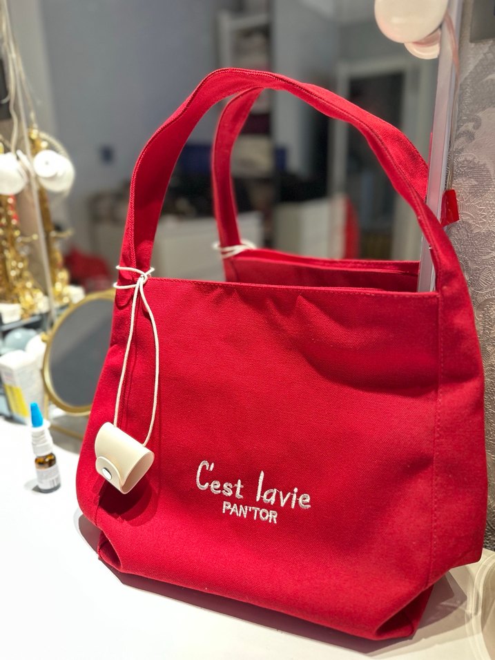 Püsküllü Kırmızı Parisian Kadın Çanta - Görsel 4