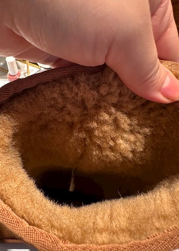 Orijinalll UGG Kahverengi Süet Kadın Yüksek Topuklu Bot - Görsel 6