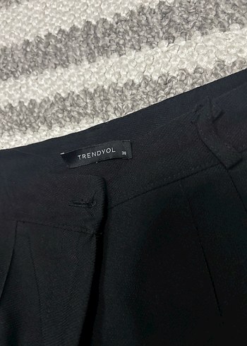 Siyah Kadın Kumaş Pantolon - Görsel 3