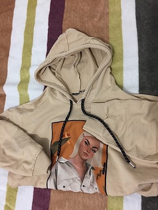 Kız baskılı sweatshirt