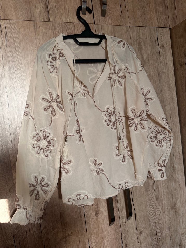 Zara Nakışlı bluz - Görsel 2