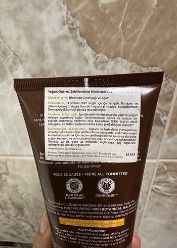 Yves Rocher Yoğun Besleyici Saç Kremi 250 ml - Görsel 3