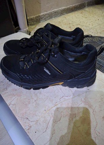 Siyah Erkek Outdoor Ayakkabı Velcro Bağcıklı - Görsel 2