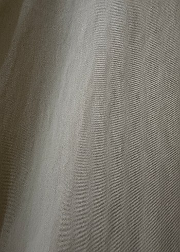 Bej Kadın Keten Rahat Kesim Pantolon - Görsel 2