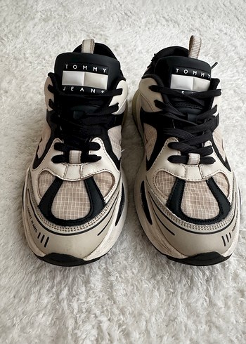 Tommy Jeans ekru siyah Kadın Spor Ayakkabı - Görsel 2