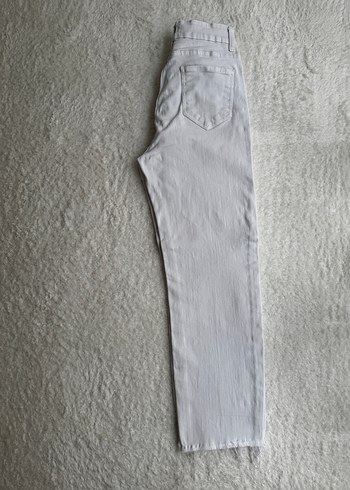 Beyaz Kadın Normal Kesim Jean - Görsel 3