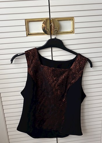 Siyah Deri Yılan Desenli Kadın Blazer Ceket - Görsel 2