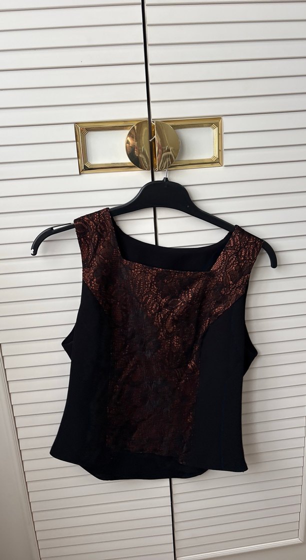 Siyah Deri Yılan Desenli Kadın Blazer Ceket - Görsel 2