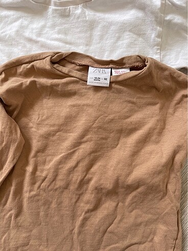 18-24 Ay Beden Zara tshirt ince sweat