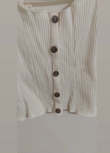 Zara krem crop 