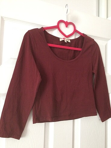 Bordo Crop Top