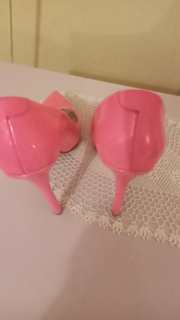 39 Beden pembe Renk Stiletto Pembe Neon