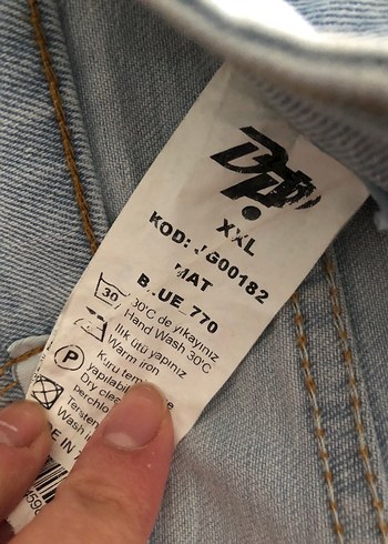 Buz mavi jogger pantolon erkek - Görsel 2