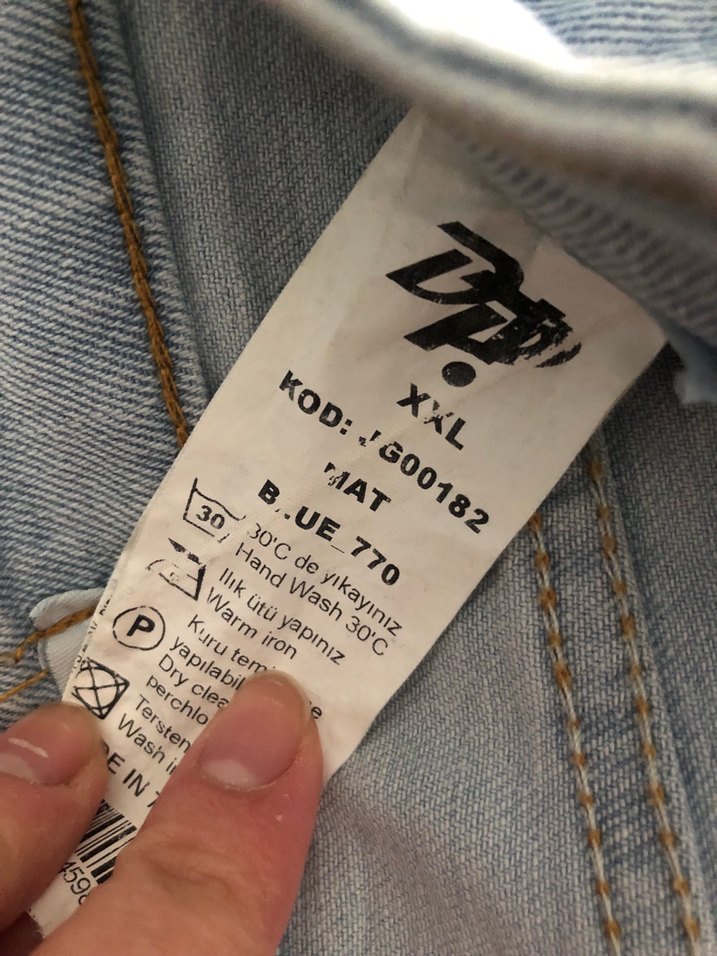 Buz mavi jogger pantolon erkek - Görsel 2