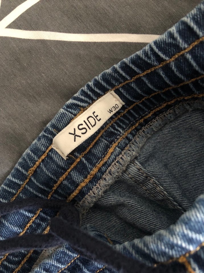 Erkek Lacivert jogger Denim Pantolon - Görsel 2