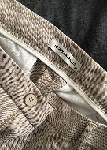 Bej kumaş pantolon erkek - Görsel 2