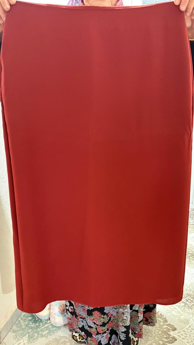 Kiremit rengi anne tunik - Görsel 3