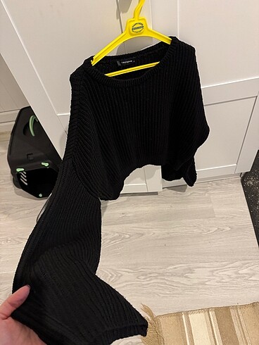Trendyol yarasa kol crop kazak