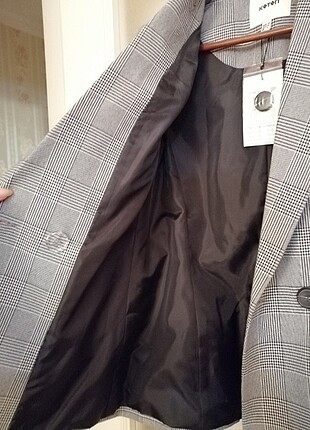 xs Beden gri Renk Koton sıfır etiketli orjinal ceket 34 beden 