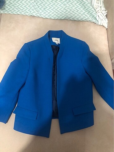 Koton mavi kısa blazer ceket
