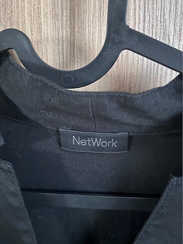 xs Beden Network siyah gömlek