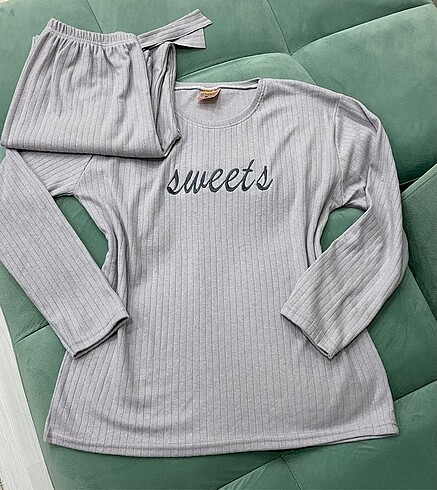xl Beden gri Renk Kadın pijama takımı