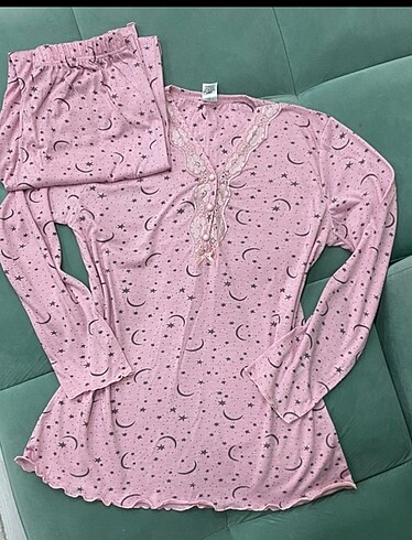 kadın uzun kollu pijama takımı