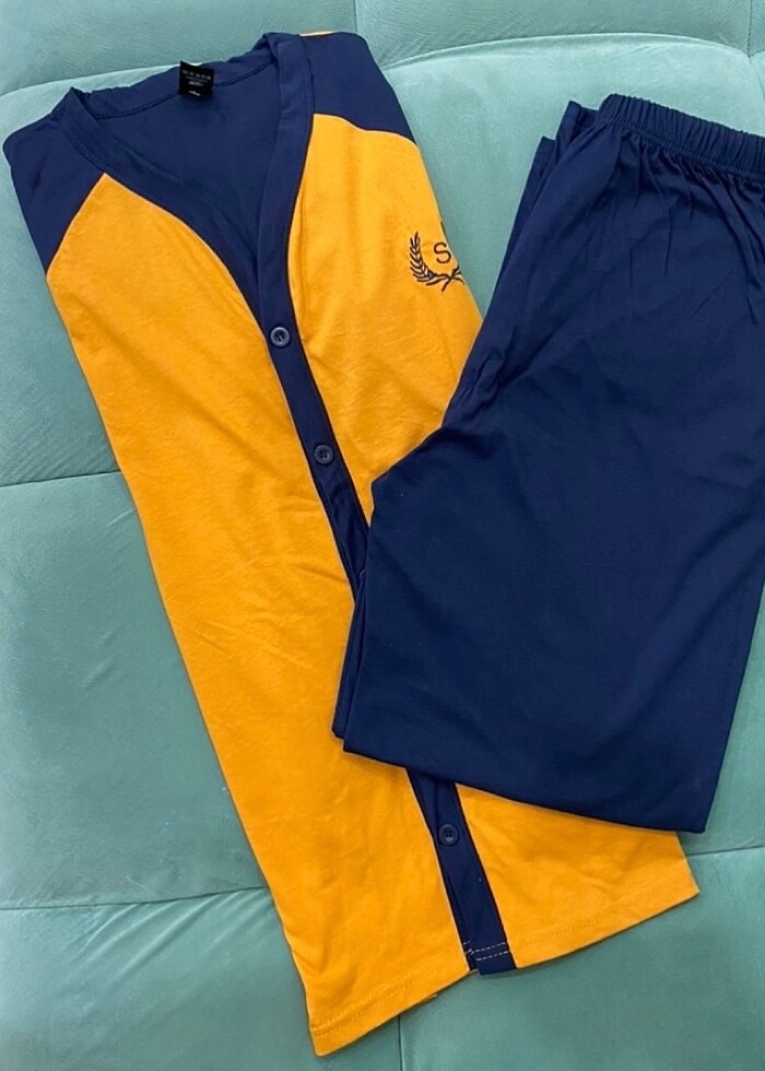 erkek kısa kollu pijama takımı - Görsel 3