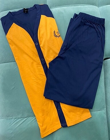 erkek kısa kollu pijama takımı - Görsel 3