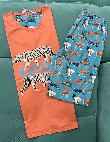 m Beden çeşitli Renk kadın uzun kollu pijama takımı