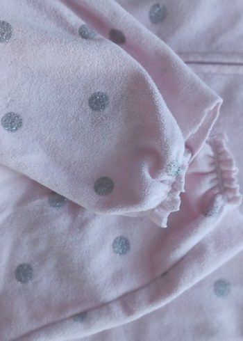 Gri Uzun Kollu Bebek Body - Görsel 4