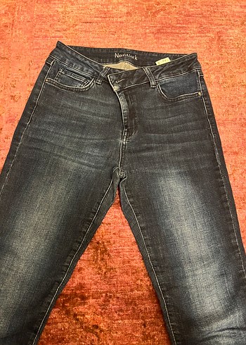 Koyu Kahverengi Kadın Denim Jean