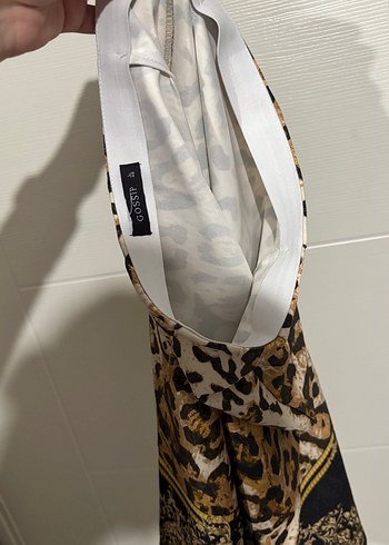 Trendyol & Milla Kahverengi leopar Desenli Kalem Etek