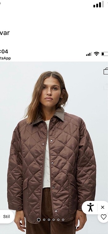 Pull bear kapitone ceket