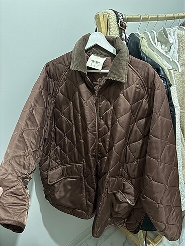 xl Beden kahverengi Renk Pull bear kapitone ceket