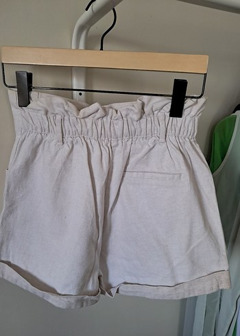 zara Keten  Şortu - Görsel 2