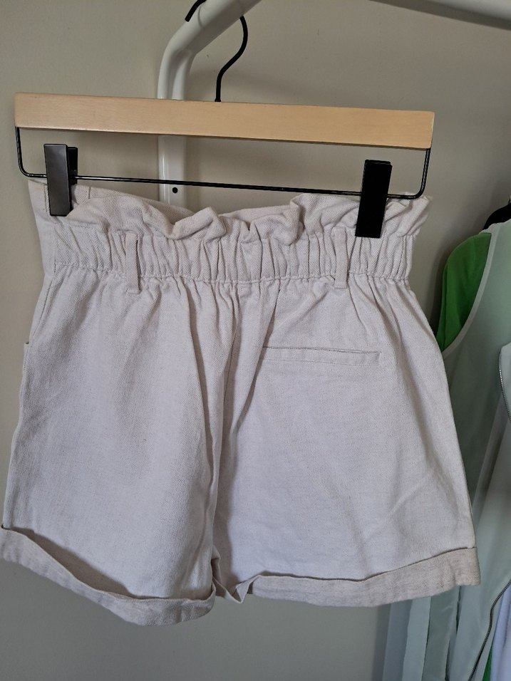zara Keten  Şortu - Görsel 2