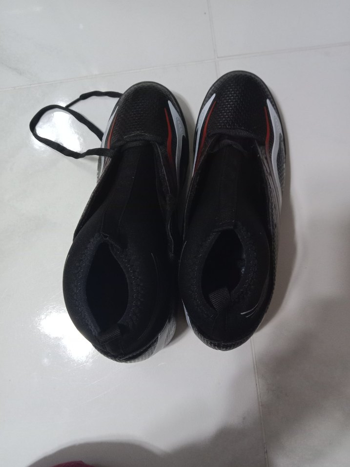 Siyah Erkek Futbol Ayakkabısı Velcro - Görsel 4