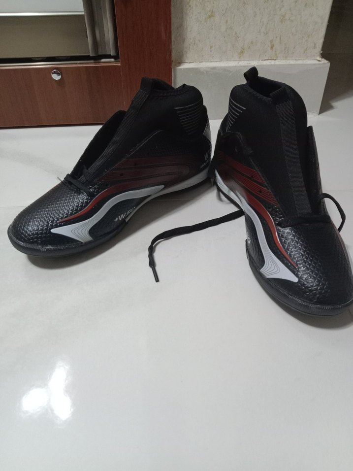 Siyah Erkek Futbol Ayakkabısı Velcro - Görsel 2