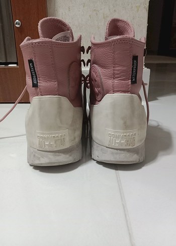 Pembe Platform Topuklu Kadın Spor Ayakkabı - Görsel 4