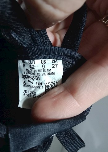 Siyah Beyaz Spor Ayakkabı - Görsel 8