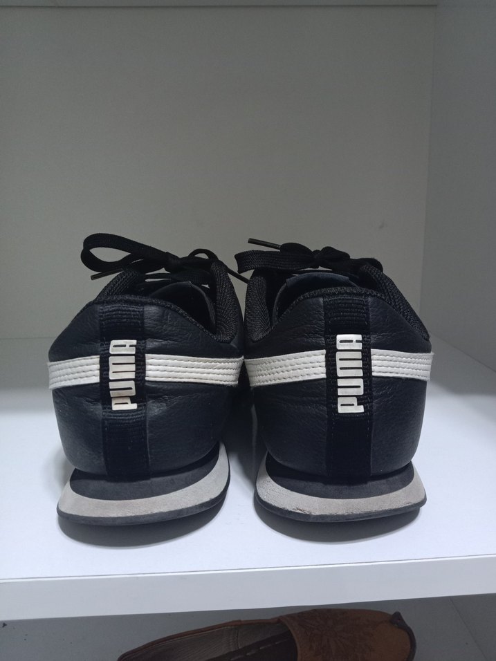 Siyah Beyaz Spor Ayakkabı - Görsel 5