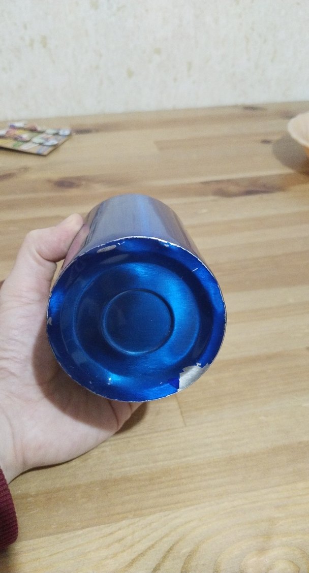 Parlak Mavi Çocuk Termos Şişesi - Görsel 2