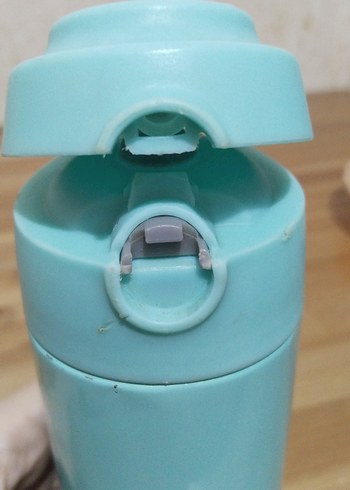 Pastel Mavi Çocuk Termos Şişesi - Görsel 4