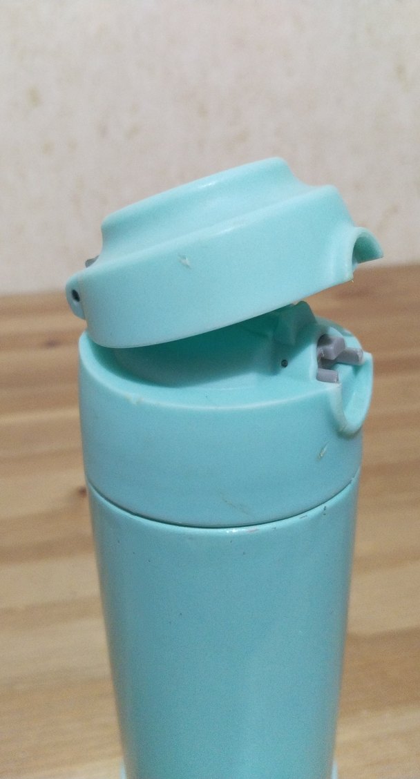 Pastel Mavi Çocuk Termos Şişesi - Görsel 3