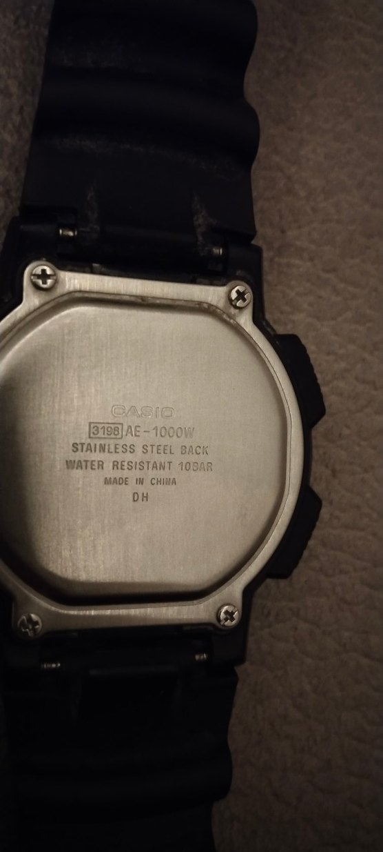 Casio Dijital Erkek Saat Siyah - Görsel 2