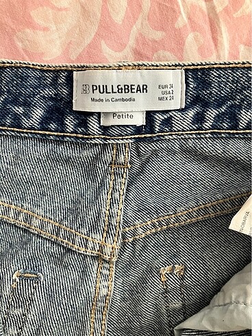 34 Beden mavi Renk Pull and Bear pantolon